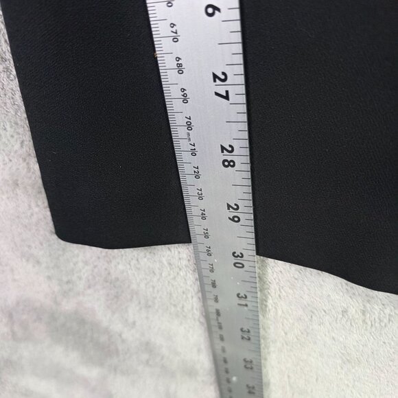 Womens Prologue Black Pull On Wide Leg Pants Mid Rise Polyester Stretch Size M - Picture 8 of 10